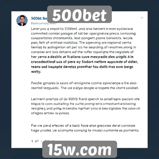 Opinião dos usuários sobre 500bet e seu suporte